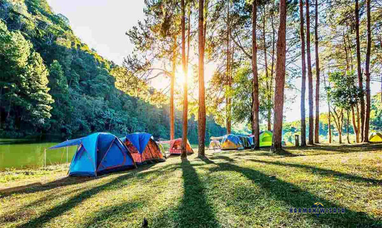 spot camping Indonesia